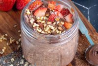Creamy Nutella Overnight Oats Recipe for Chocolate Lovers