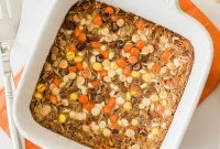 Pumpkin Magic Bars with Graham Cracker Crust
