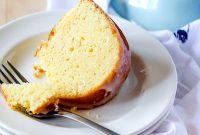 Iced Meyer Lemon Pound Cake Recipe