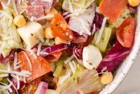 Crisp Chopped Salad with Avocado, Feta and Lemon Vinaigrette