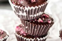 Dark Chocolate Blueberry Cups Recipe