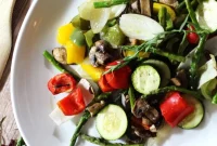 Crispy Oven Roasted Vegetables with Garlic and Herbs