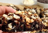 Coconut Macaroon Brownie Bars Recipe