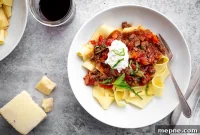 Weeknight Lamb Ragu with Fresh Mint and Ricotta