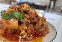 Oven-Baked Rigatoni al Forno with Sausage and Ground Beef