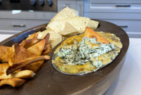 Creamy Spinach Dip with Garlic and Parmesan