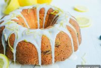 Lemon Blueberry Bundt Cake Recipe with Zesty Glaze