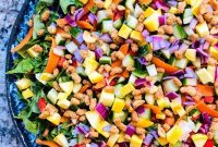 Asian Chopped Salad Recipe with Sesame Ginger Dressing