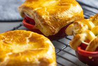 Chicken Pot Pie with Flaky Puff Pastry Crust