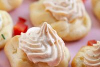 Savory Cream Cheese Filled Profiteroles Recipe