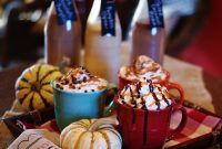 Thanksgiving Coffee Bar with 3 Fall Coffee Creamers