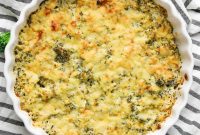 5-Ingredient Keto Broccoli Casserole Recipe