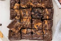 Gluten-Free Peanut Butter Brownies from Box Mix