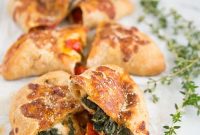 Crispy Chicken Sausage and Spinach Calzone Recipe