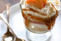 Apple Trifle with Bourbon Whipped Cream and Caramel Drizzle
