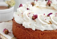 Gluten Free Honey Rose Cake with Dairy Free Option