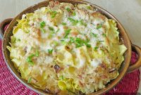 Cheesy German Sauerkraut Pasta Bake