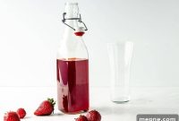 Homemade Strawberry Syrup for Cocktails and Mocktails
