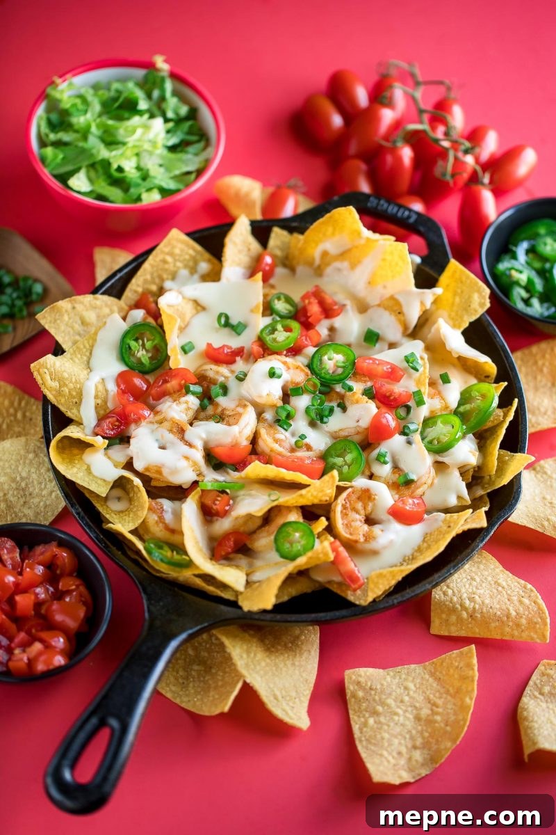 Crispy Shrimp Nachos with Chipotle-Lime Sauce 2 Shrimp Nachos