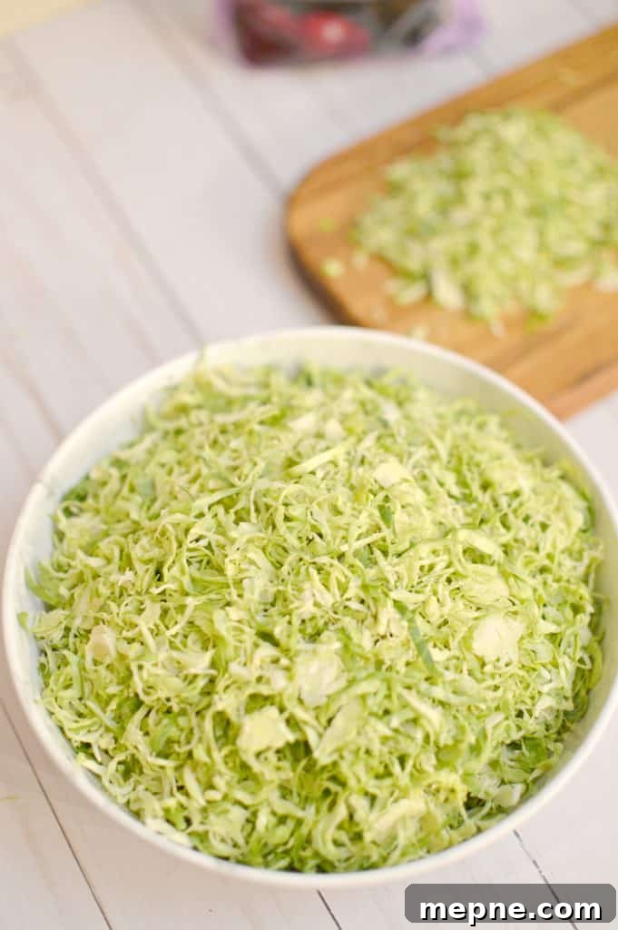 Chopped Brussel Sprouts Salad Chopped Brussel Sprouts Salad