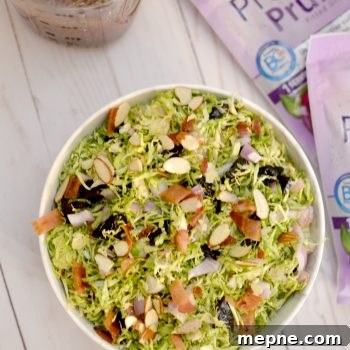 Keto Chopped Brussels Sprouts Salad Recipe 3 Keto Brussels Sprout Salad