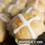 Cranberry Orange Hot Cross Buns Recipe 7 Cranberry orange hot cross bun