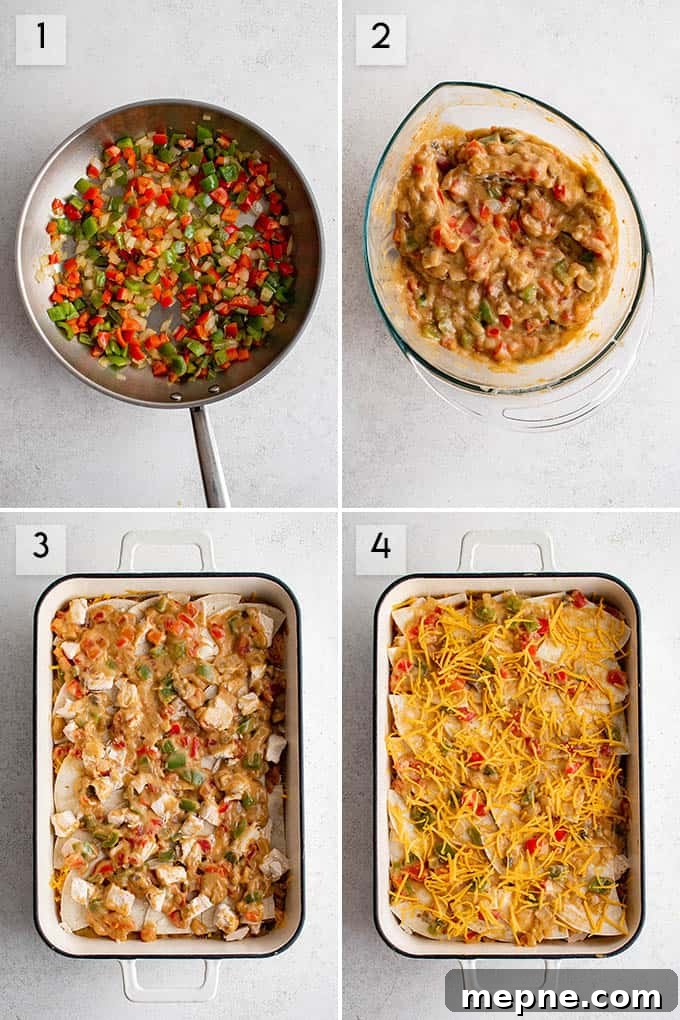 Creamy King Ranch Chicken Casserole Recipe 3 king ranch collage