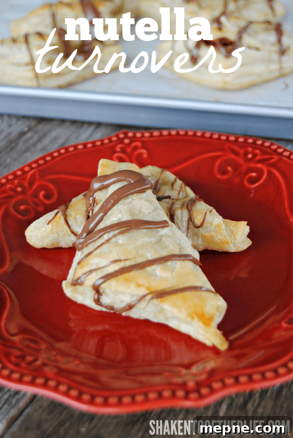Nutella Turnovers and 4 Irresistible Nutella Desserts 3 Super easy, deliciously decadent 3 ingredient Nutella Turnovers!!