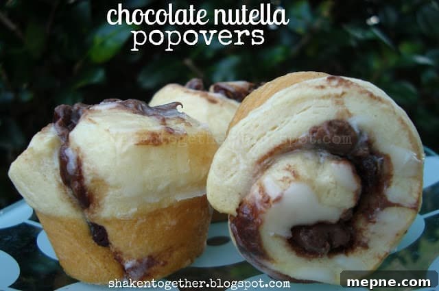Nutella Turnovers and 4 Irresistible Nutella Desserts 9 Mini Chocolate Nutella Popovers