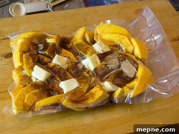 Sous Vide Pumpkin with Cinnamon and Nutmeg 3 Sous Vide Spiced Pumpkin-5