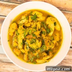 Instant Pot Chicken Curry Thighs 8 Curry chicken above photo