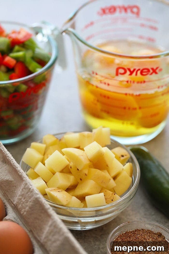 chicken fajita breakfast casserole ingredients