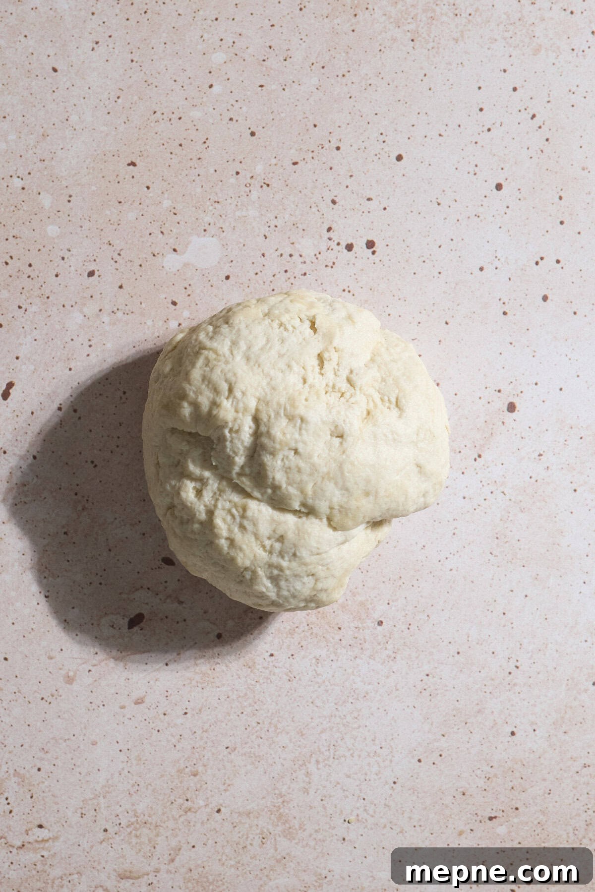 How to Make Sourdough Discard Tortillas 4 Dough in a ball after kneading.
