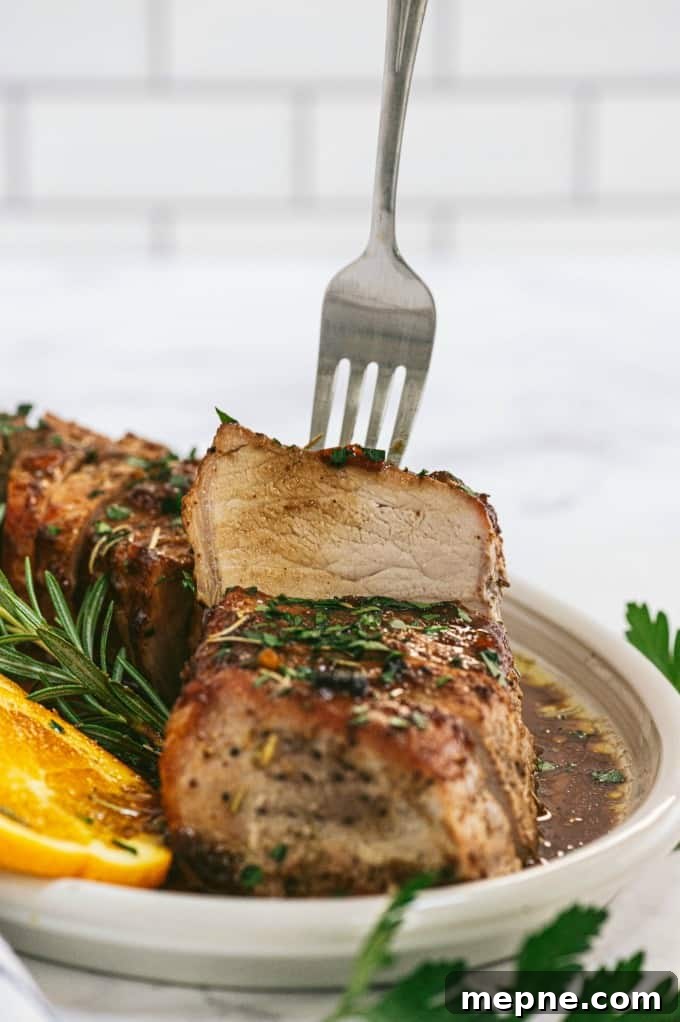 Pork Tenderloin with Orange Mustard Glaze 7 Orange Mustard Pork Tenderloin - This easy glazed tenderloin recipe is sweet and savory with orange juice and stone ground mustard. You'll never have a dry piece of pork with this homemade marinade.