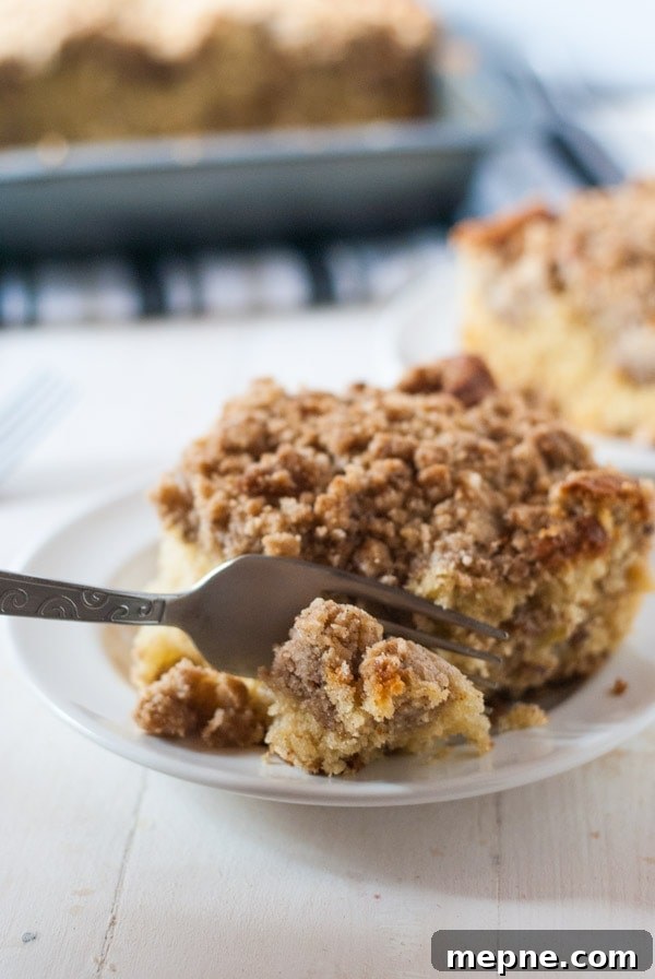 Chai-Spiced Apple Coffee Cake Recipe with Chai Crumb 2 Chai-spinced apple pie coffee cake with chai crumb - perfect with a cup of coffee or tea