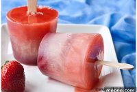 Homemade Fruit Popsicles with Fresh Fruit
