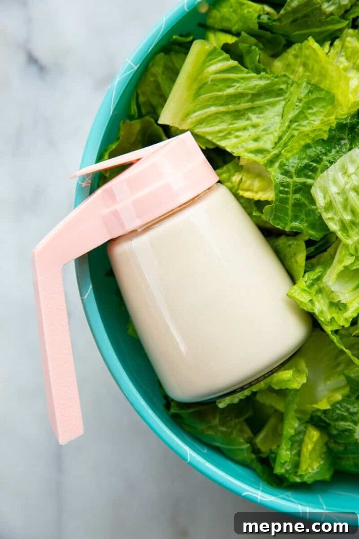 Homemade Creamy Low-Carb Caesar Dressing 4 Homemade Caesar Salad Dressing