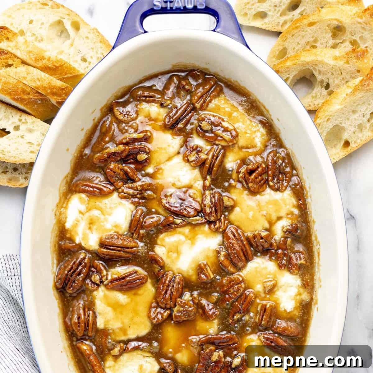 Pecan Pie Baked Goat Cheese