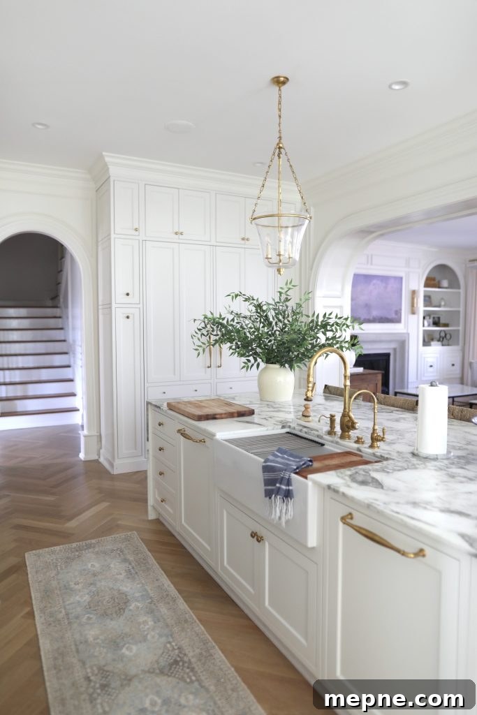 Kitchen Remodel Reveal: Before and After Transformation 14 arched door in kitchen
