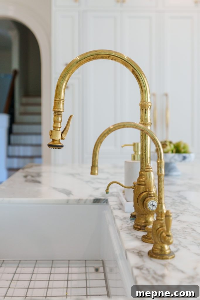 Kitchen Remodel Reveal: Before and After Transformation 18 Chrissy Marie kitchen sink faucet in a luxury kitchen
