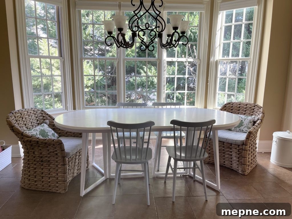 Kitchen Remodel Reveal: Before and After Transformation 19 kitchen breakfast nook before