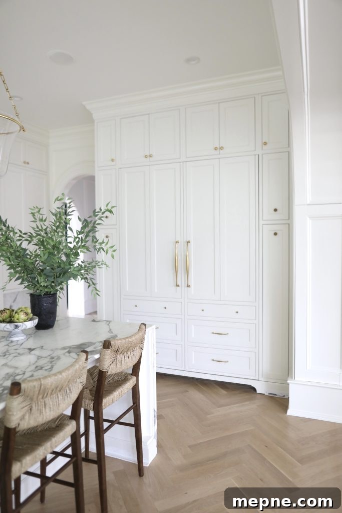 Kitchen Remodel Reveal: Before and After Transformation 23 paneled subzero