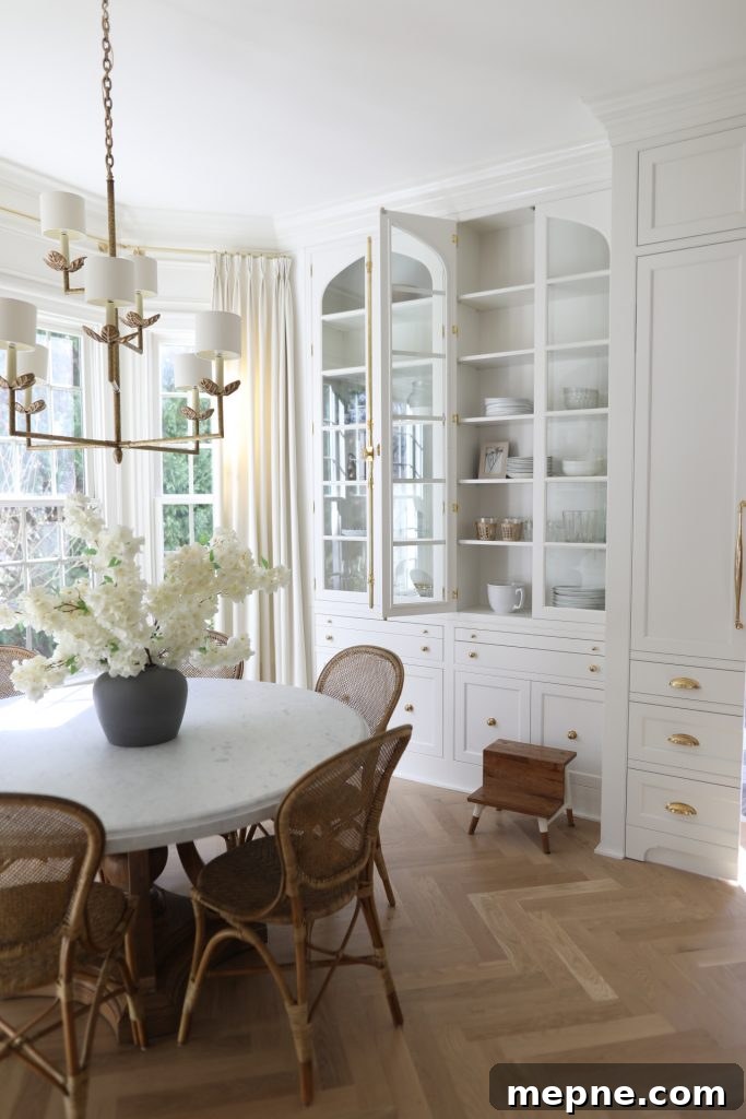 Kitchen Remodel Reveal: Before and After Transformation 10 glass kitchen cabinets in a luxury kitchen renovation