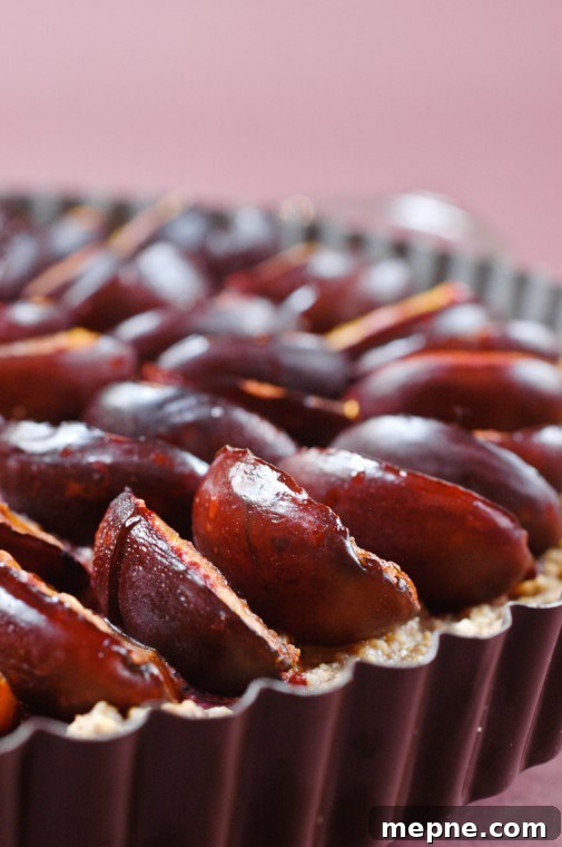 Plum Tart with Walnut Cream Recipe