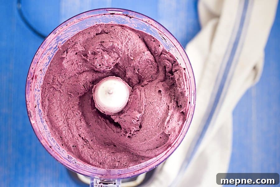 Thick Blueberry Banana Smoothie Recipe (Dairy-Free Option) 3 How to make super thick smoothies in a food processor