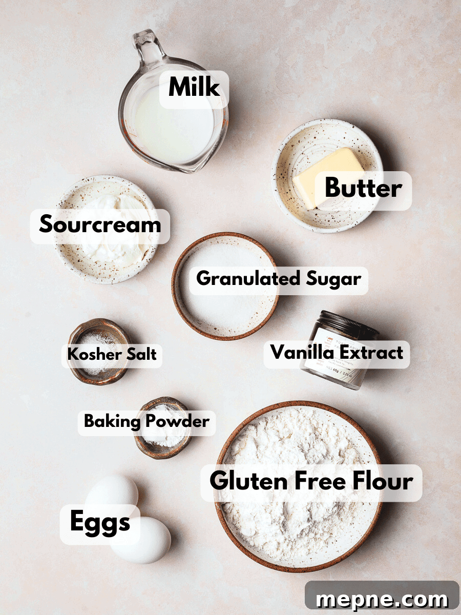 Crispy Gluten Free Waffles Recipe 3 a collage of ingredients needed to make gluten free waffles