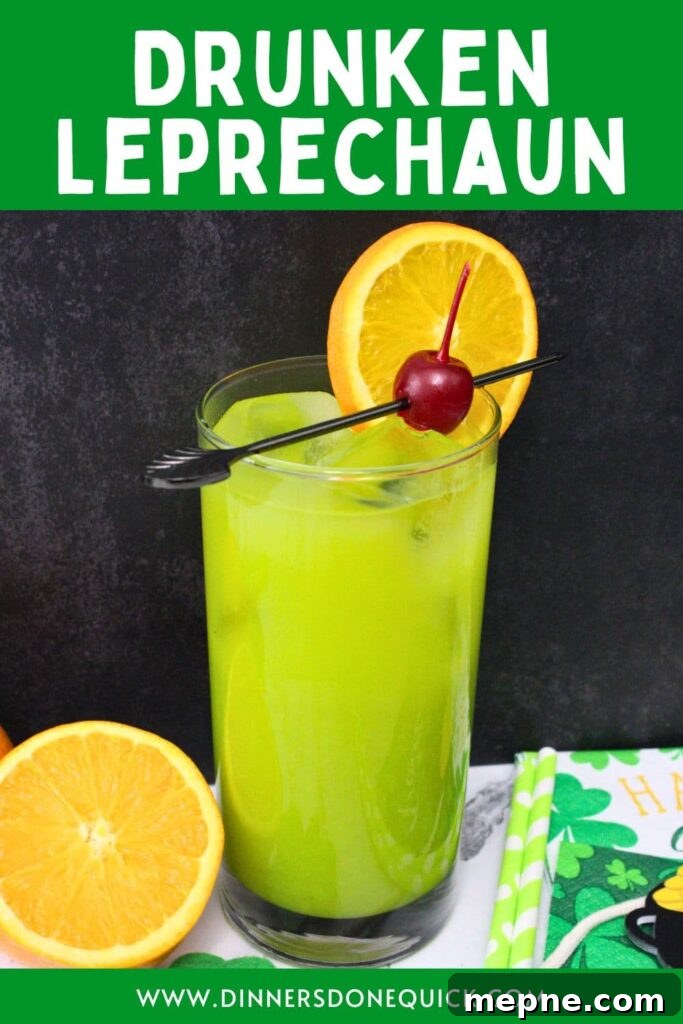 Drunken Leprechaun Irish Screwdriver Cocktail for St Patrick's Day 11 drunken leprechaun cocktail recipe dinners done quick pinterest