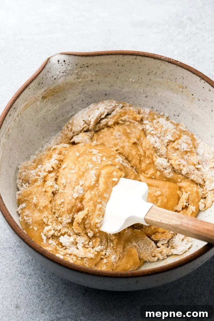 flour added to the cookie dough