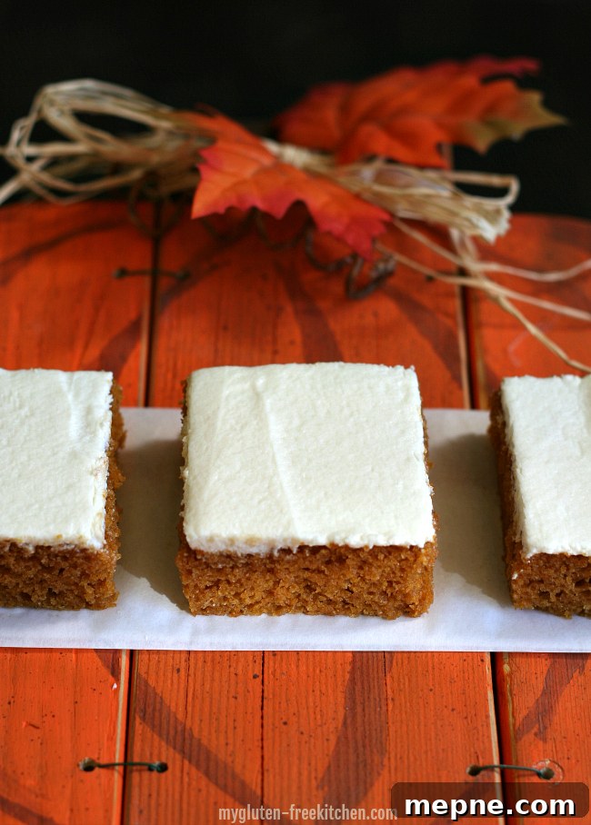 Gluten-Free Pumpkin Bars with Cream Cheese Frosting Recipe 6 Gluten Free Pumpkin Bars Recipe.