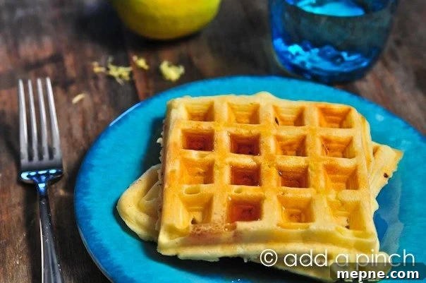 Lemon Buttermilk Waffles 4